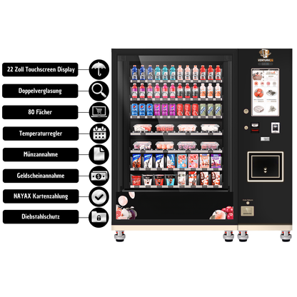 Großraum-Automat Kombi-Verkaufsautomat - (80 Slots)