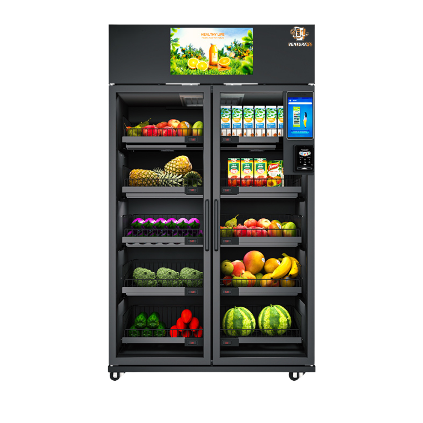 Smarter-Kühlschrank-Verkaufsautomat