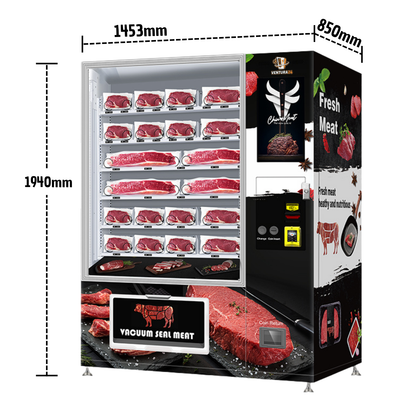 Kühlautomat abgepacktes Frischfleisch Automat