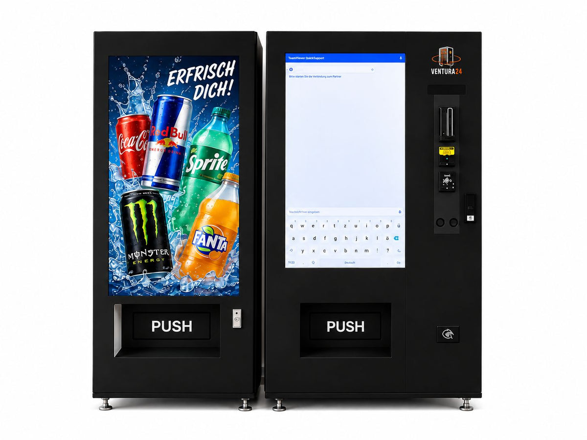 Getränkeautomat mit Touchscreen für Getränke und Snacks – Ventura24