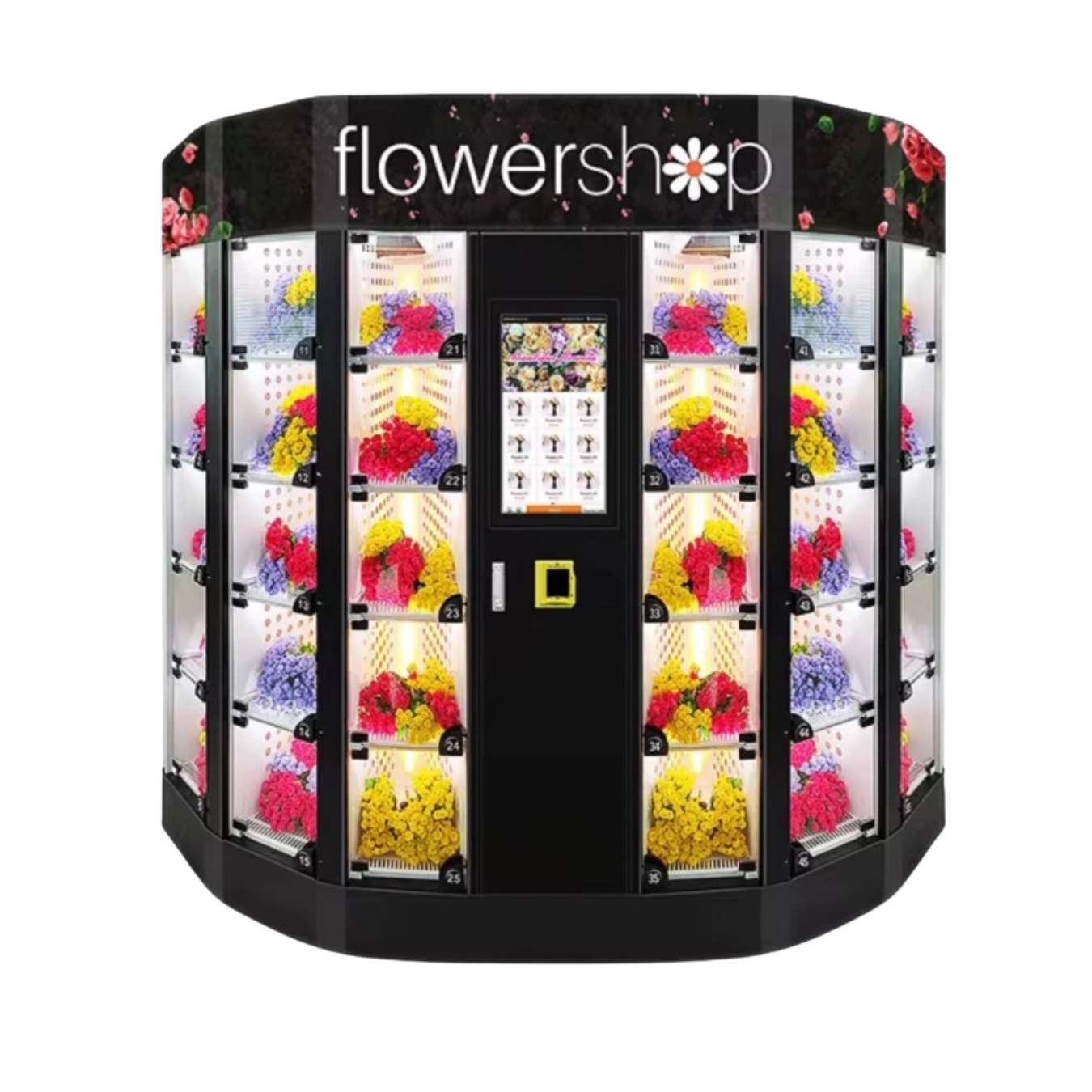 BLUMENAUTOMAT | 22 ZOLL DISPLAY | MÜNZSYSTEM & SCHEINLESER INDOOR / OUTDOOR