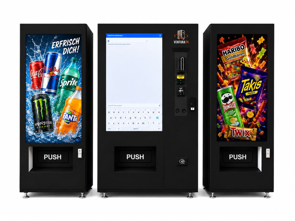 Getränkeautomat mit Touchscreen für Getränke und Snacks – Ventura24