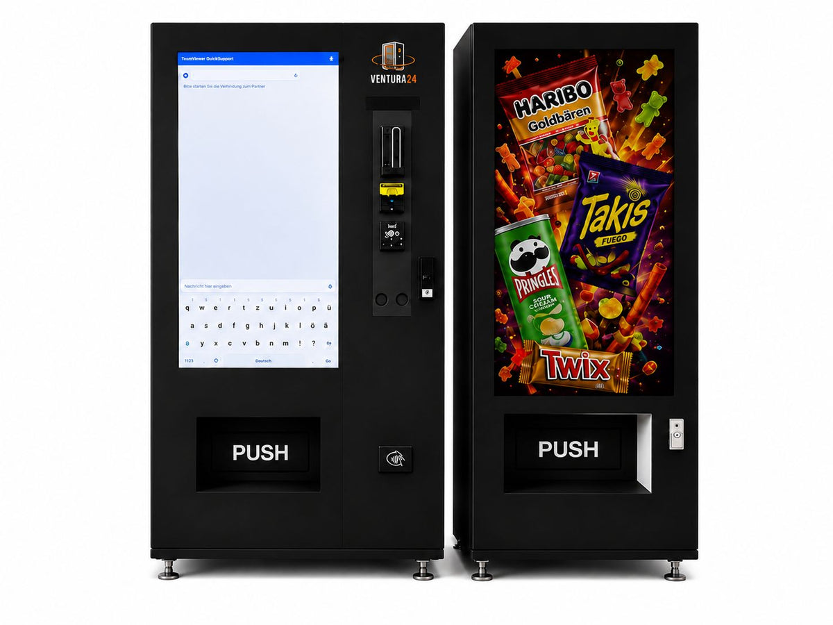 Getränkeautomat mit Touchscreen für Getränke und Snacks – Ventura24