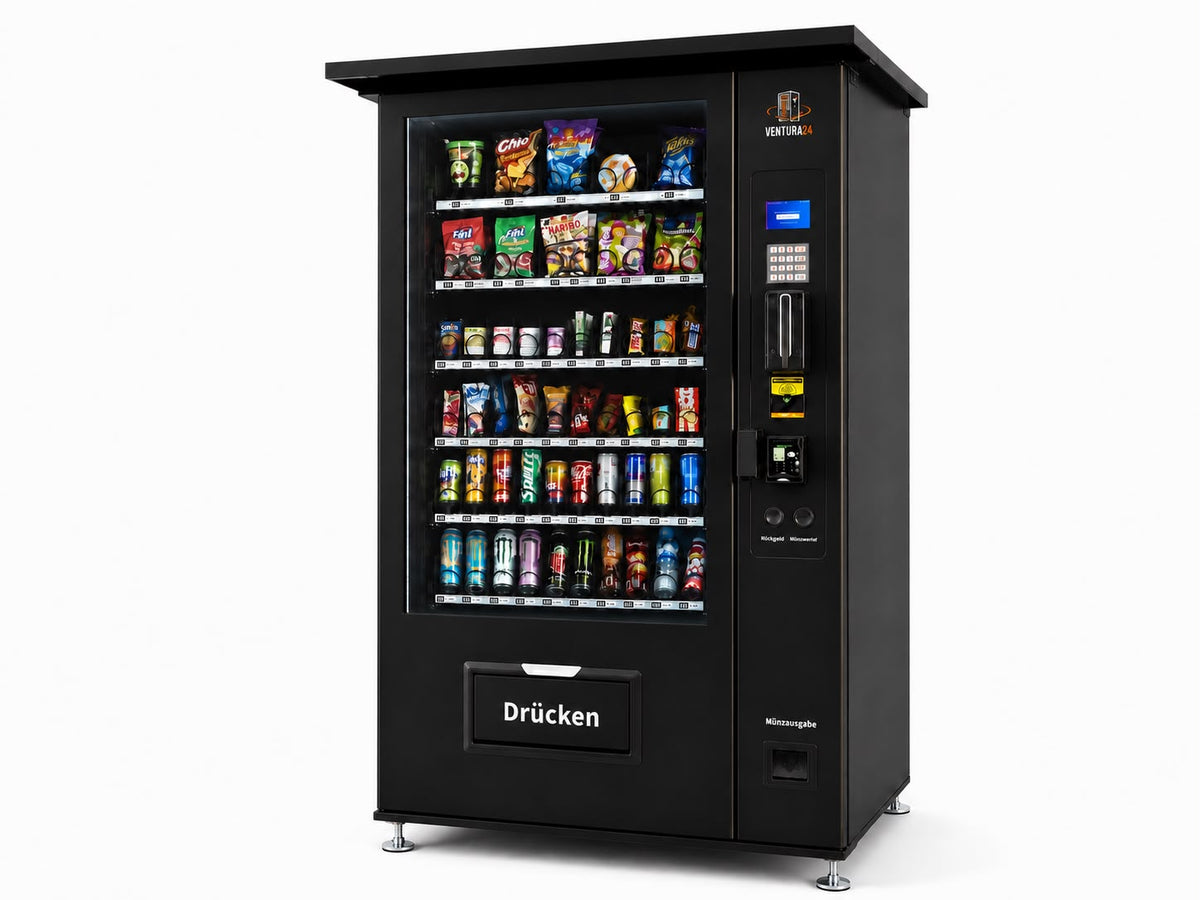 Outdoor Snackautomat mit 60 Fächern für Snacks und Getränke – Ventura24